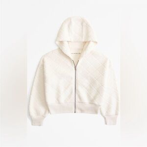 Abercrombie Kids Off-White Quilted Jacket